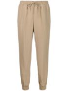 Twin-set Cropped Tapered Trousers - Neutrals