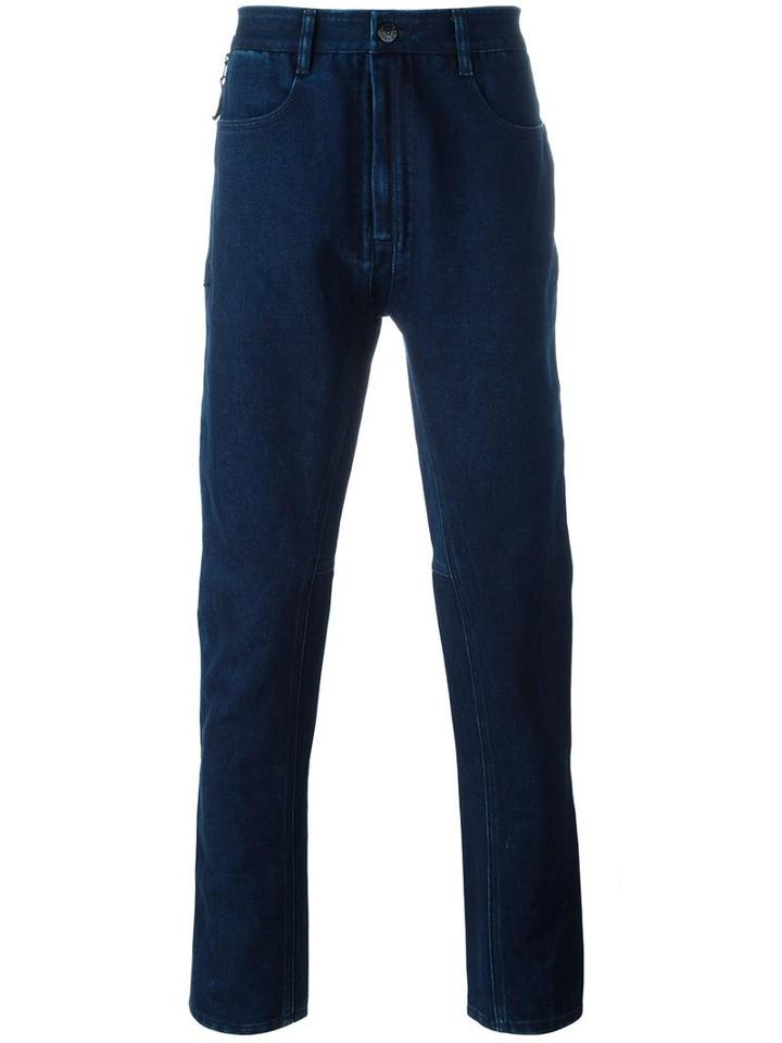 Stone Island Straight-leg Jeans, Men's, Size: 32, Blue, Cotton/polypropylene