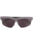 Dion Lee Grey Mono Sunglasses, Women's, Nylon/acetate