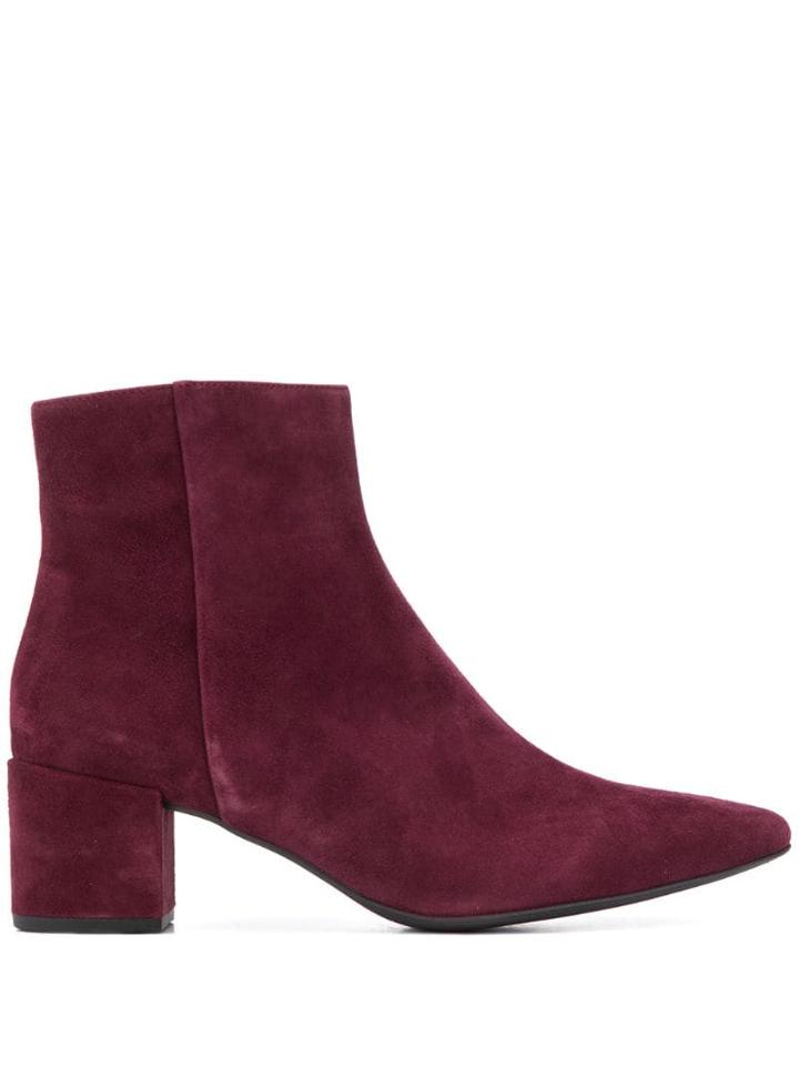 Hogl Pointed-toe Ankle Boots - Red