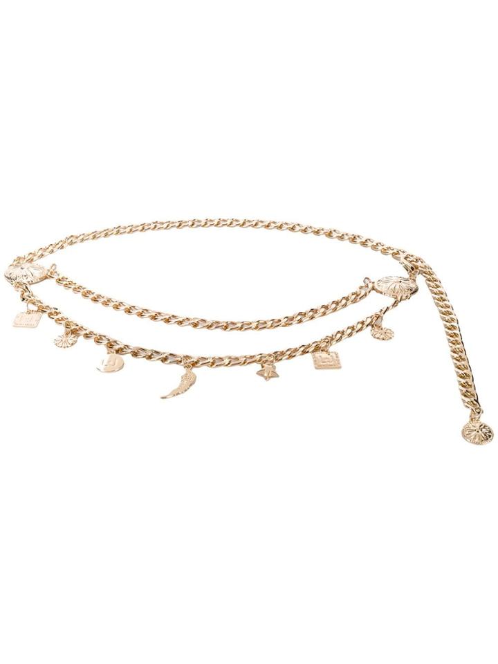 Liu Jo Charm Appliqués Belt - Gold