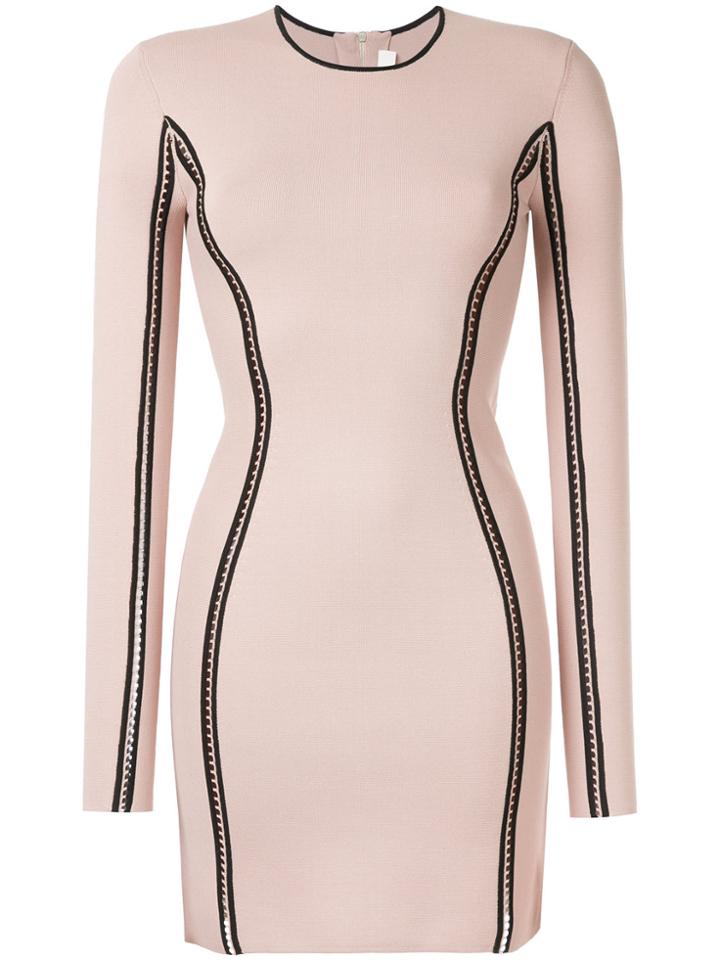 Dion Lee Density Ladder Mini Dress - Pink & Purple