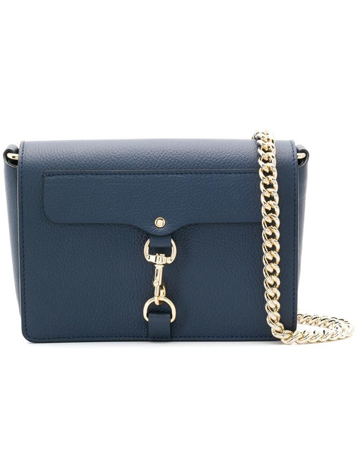 Rebecca Minkoff Chevron Quilted Love Crossbody Bag - Blue