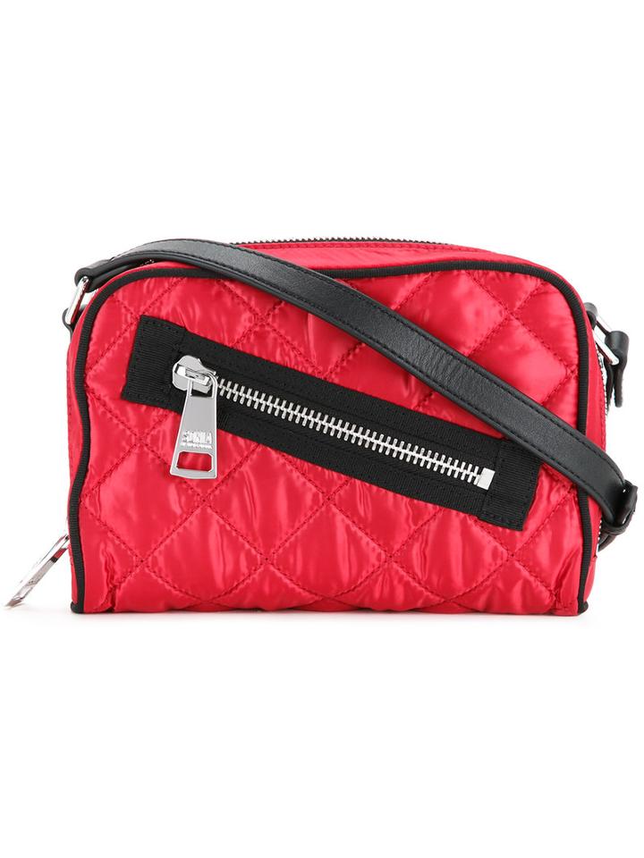 Sonia By Sonia Rykiel Quilted Cross Body Bag, Women's, Red, Polyester