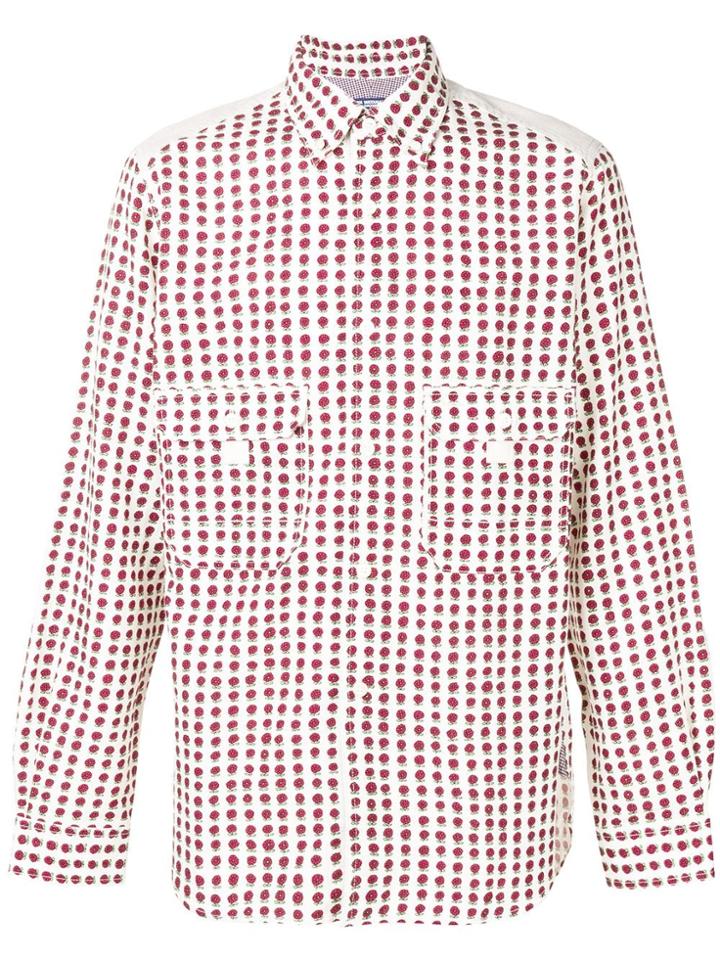 Junya Watanabe Man Floral Print Shirt - White