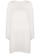 Forte Forte Sheer Round Neck Blouse - Nude & Neutrals