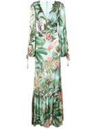 Patbo Tropical Print Dress - Green