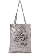 Sies Marjan Metallic Shopper Tote - Silver