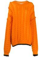 Marco De Vincenzo Bubble Knit Jumper - Orange
