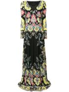 Etro Paisley Print Full-length Dress - Multicolour