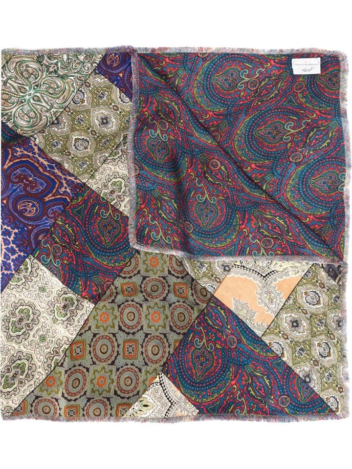Pierre-louis Mascia Patchwork Scarf - Neutrals