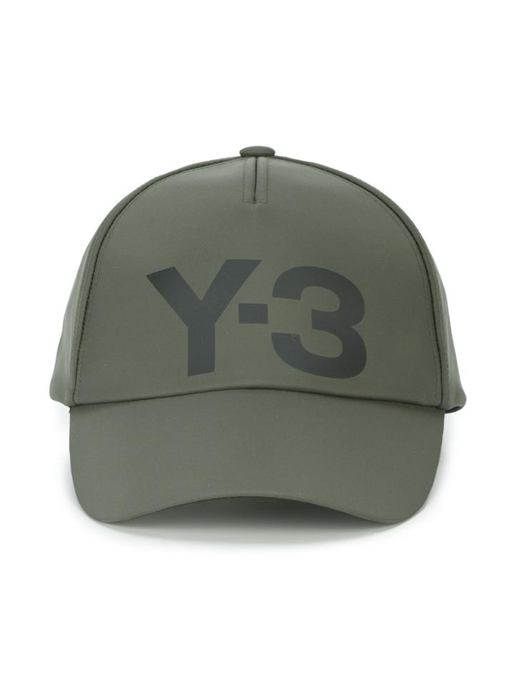 Y-3 Olive Green Logo Baseball Cap