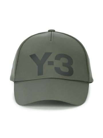 Y-3 Olive Green Logo Baseball Cap