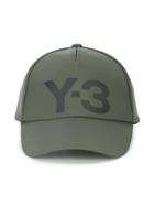 Y-3 Olive Green Logo Baseball Cap