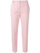 Pinko Cropped Trousers - Pink & Purple