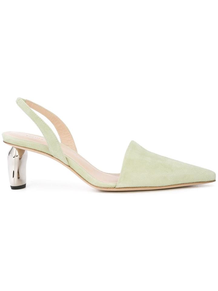 Rejina Pyo Connie Slingback Pumps - Green
