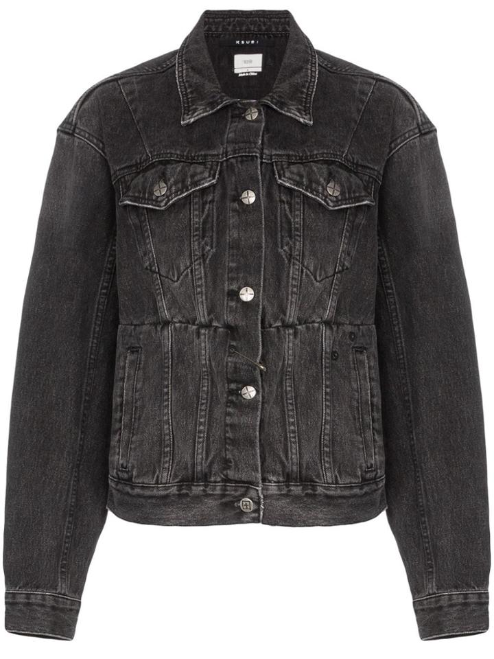 Ksubi X Kendall Jenner Classic Denim Jacket - Black