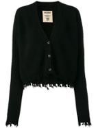 Uma Wang Chewed Knit Cardigan - Black