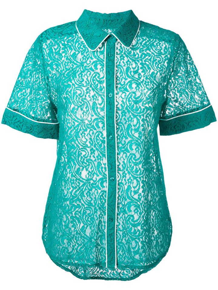Essentiel Antwerp Noustafa Shirt, Women's, Size: 38, Green, Polyamide