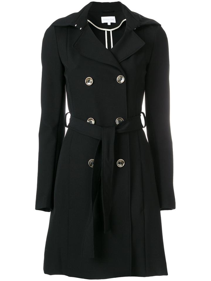 Patrizia Pepe Classic Trench Coat - Black