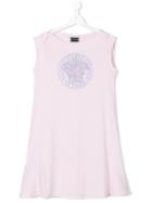 Young Versace Studded Dress - Pink & Purple