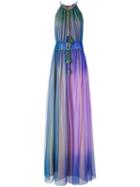 Alberta Ferretti - Gradient Shift Maxi Dress - Women - Silk/acetate/other Fibers - 48, Purple, Silk/acetate/other Fibers