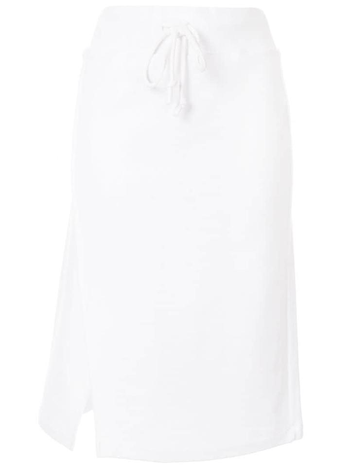 Ck Calvin Klein Elasticated Waist Skirt - White