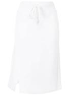 Ck Calvin Klein Elasticated Waist Skirt - White