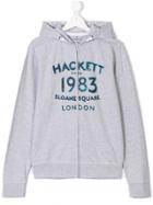 Hackett Kids Teen Logo Print T-shirt - Grey