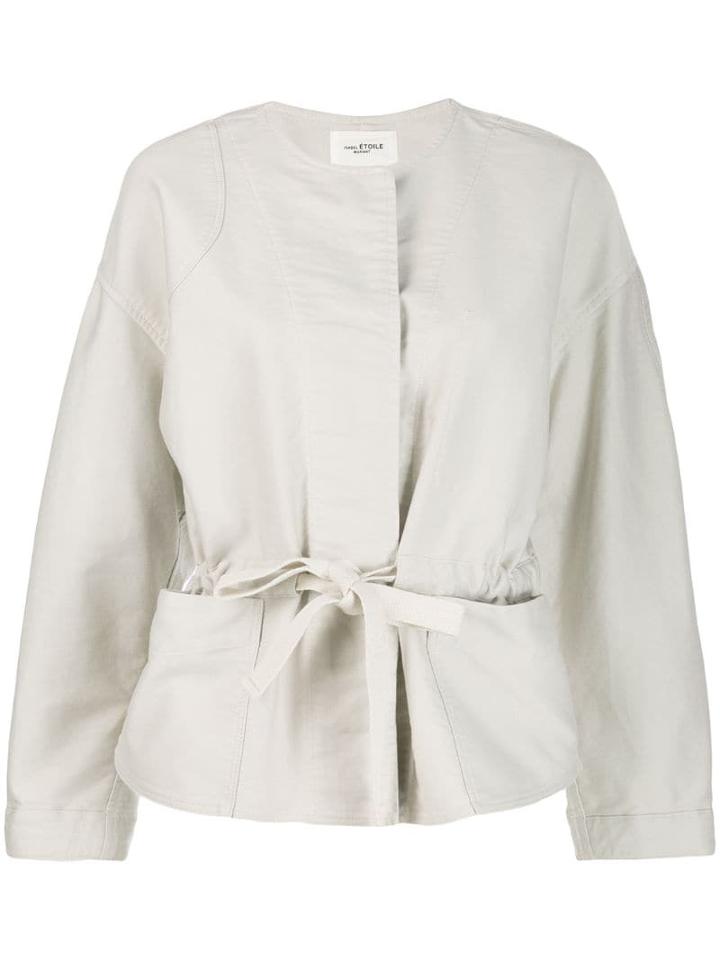Isabel Marant Étoile Belted Boxy Jacket - Neutrals