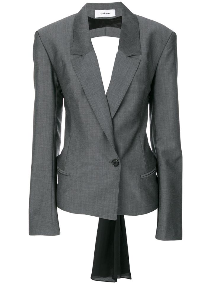 Chalayan Deconstructed Blazer - Grey