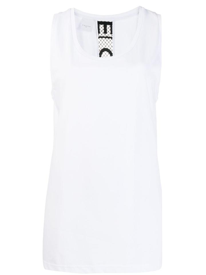 Gaelle Bonheur Classic Tank Top - White