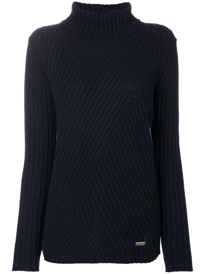 Woolrich Ribbed Turtleneck Sweater - Blue