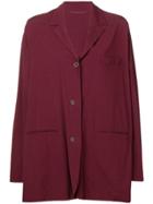 Romeo Gigli Vintage Oversized Button-down Blazer - Red
