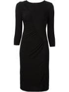 Versace Cut Out Detail Dress, Women's, Size: 42, Black, Viscose