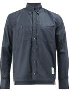 Thom Browne Button-down Asymmetric Shirt - Blue