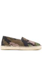 Valentino Valentino Garavani Vltn Grid Espadrilles - Green