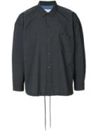 Monkey Time Checked Collared Jacket - Black