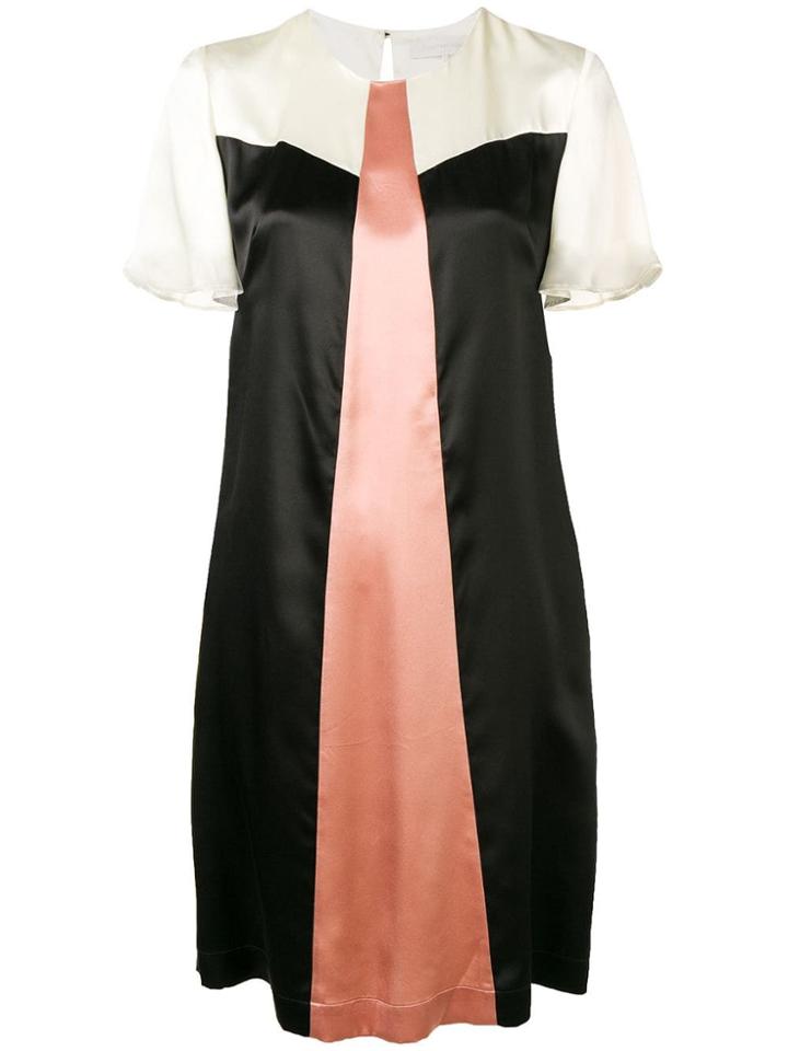 L'autre Chose Panelled Shift Dress - Black