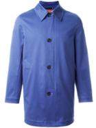 Paul Smith Zip Button Coat, Men's, Size: Large, Pink/purple, Cotton/elastodiene