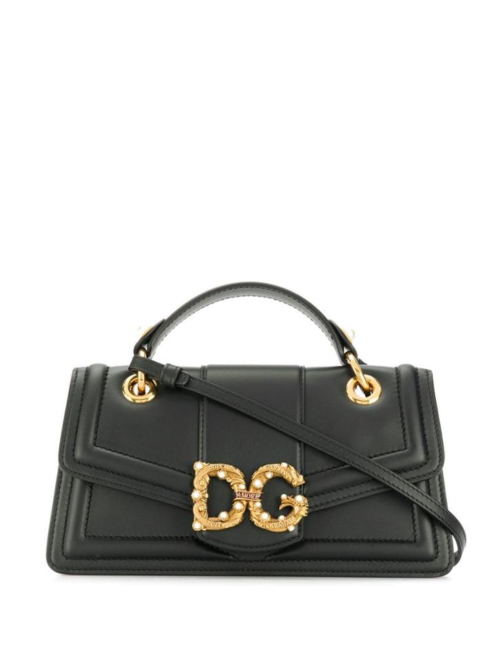 Dolce & Gabbana Logo Tote Bags - Black
