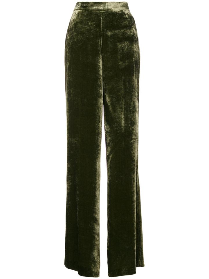 Etro Long Flared Trousers - Green