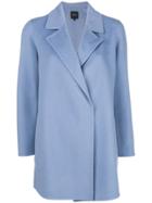 Theory Clariene New Divide Coat - Blue
