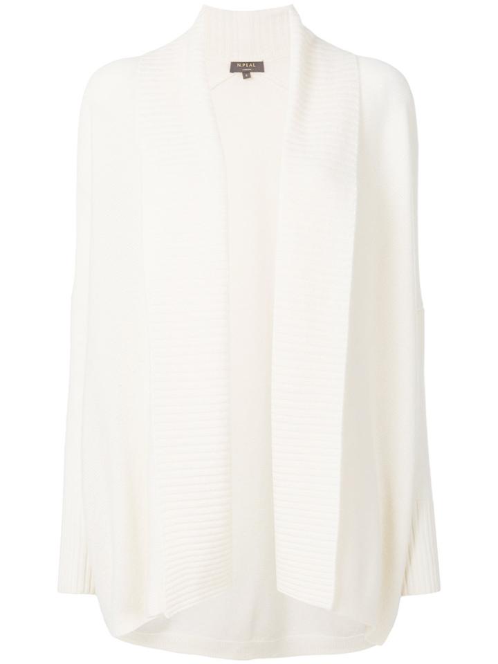N.peal Shawl Collar Jacket - White