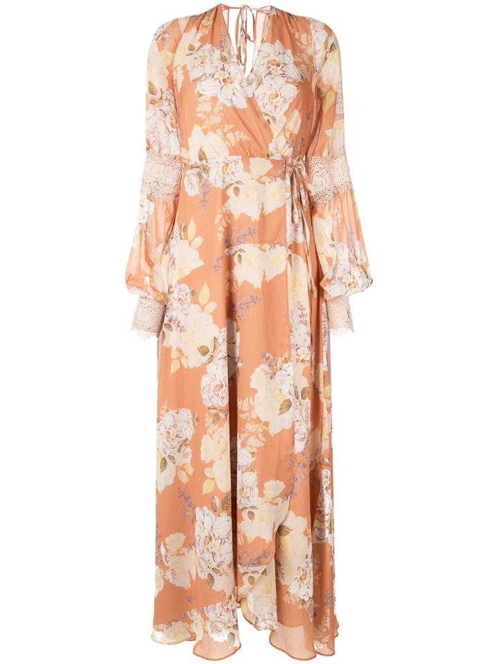 We Are Kindred Nellie Wrap Dress - Orange