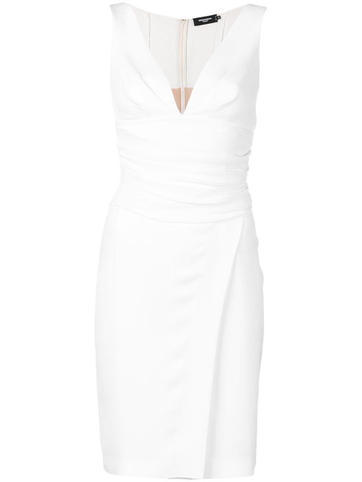 Dsquared2 Wrap Dress - White