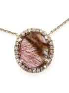 Kimberly Mcdonald Super Seven Quartz And Diamond Pendent
