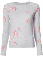 Chinti And Parker - Star Print Sweater - Women - Cashmere - Xs, Grey, Cashmere
