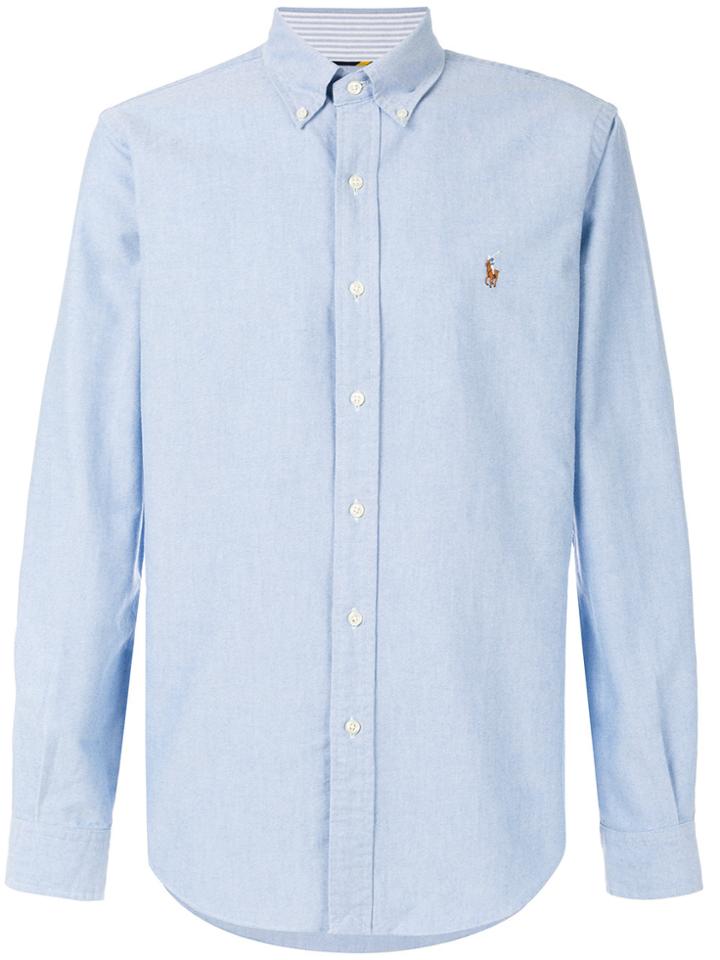 Ralph Lauren Logo Embroidered Shirt - Blue
