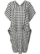 Henrik Vibskov Checked Sheet Dress - Black